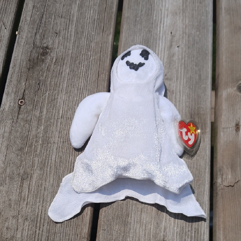 Ty Sheets 1999 Ghost Beanie Baby